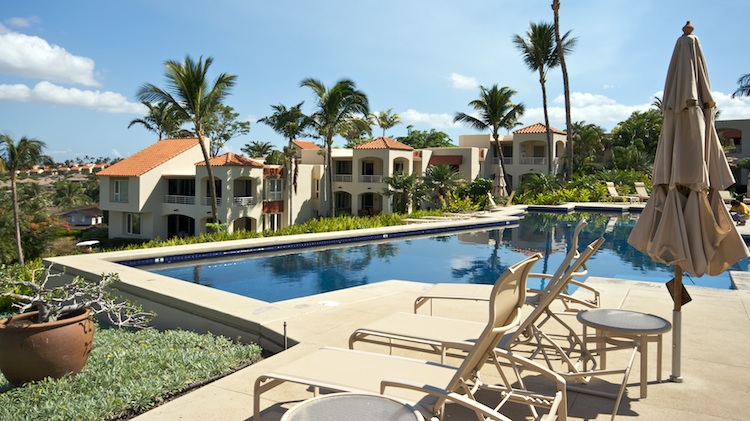 Lounge by the welcoming pool for the day