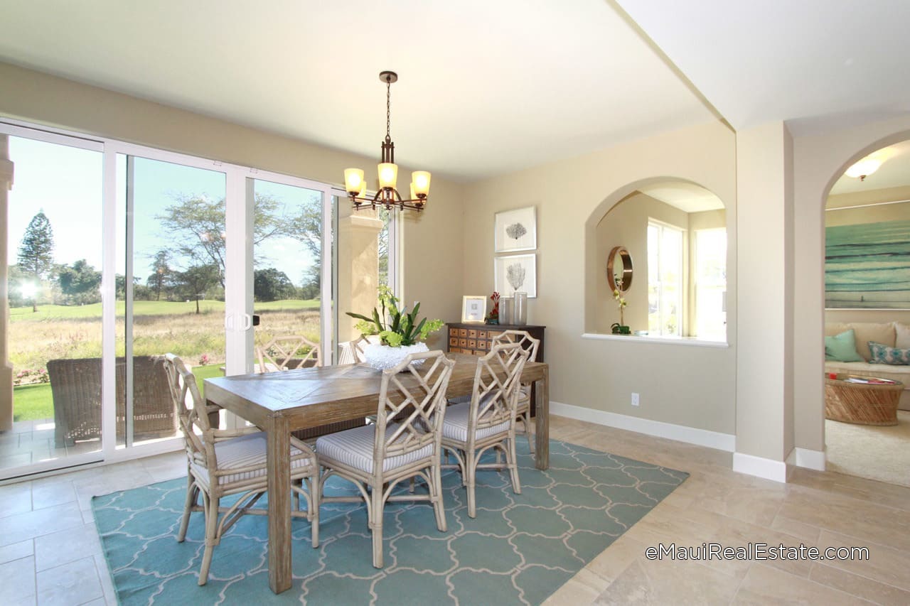 The dining area in a Model 120