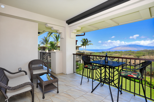 Spacious lanai