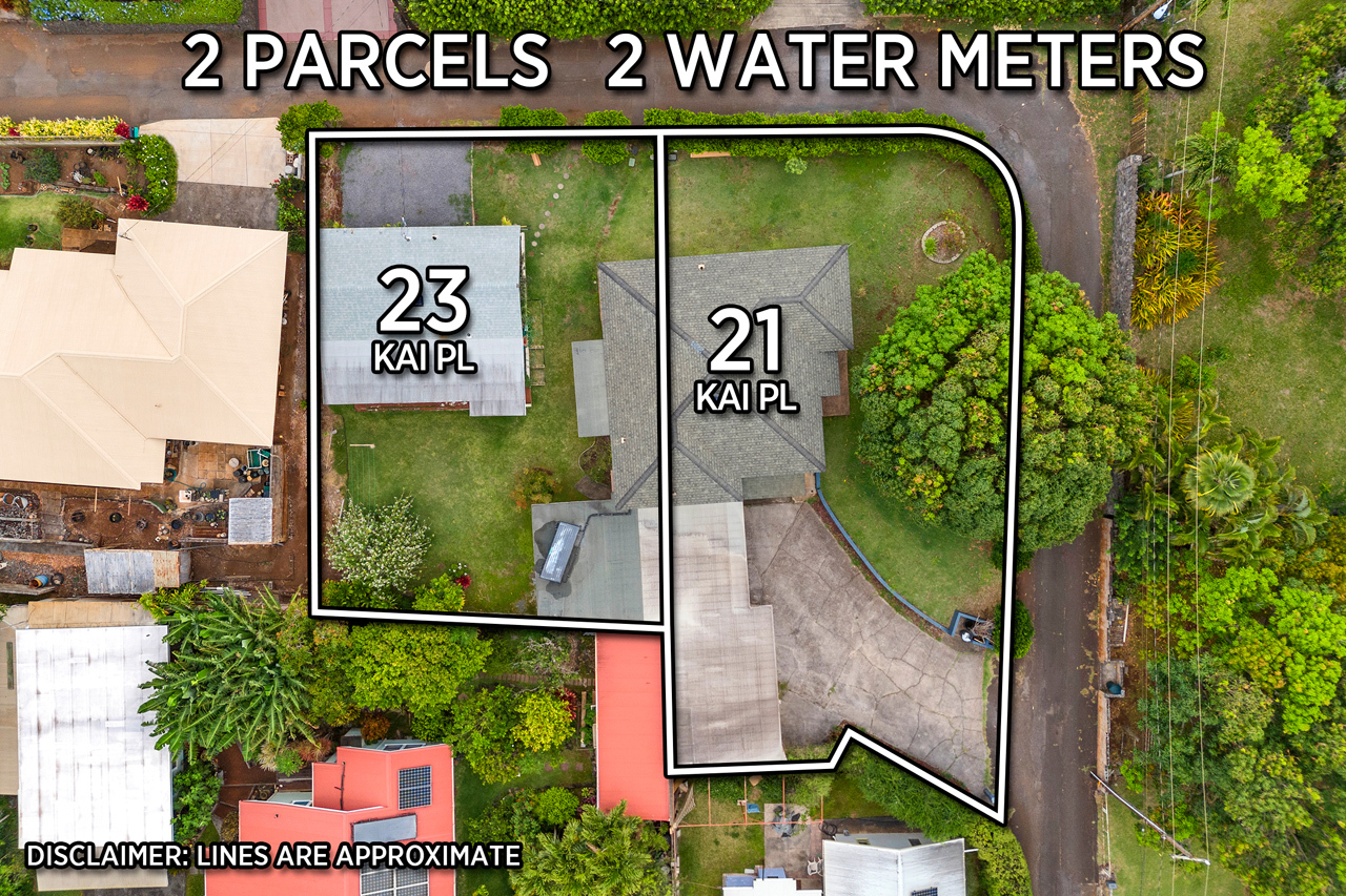 Two Parcels & Two Water Meters: 