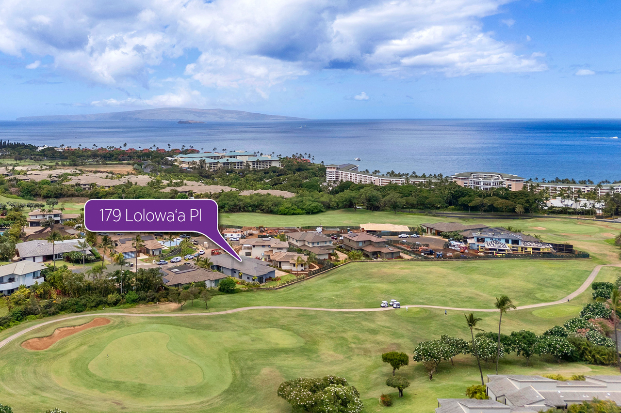 Golf course frontage: