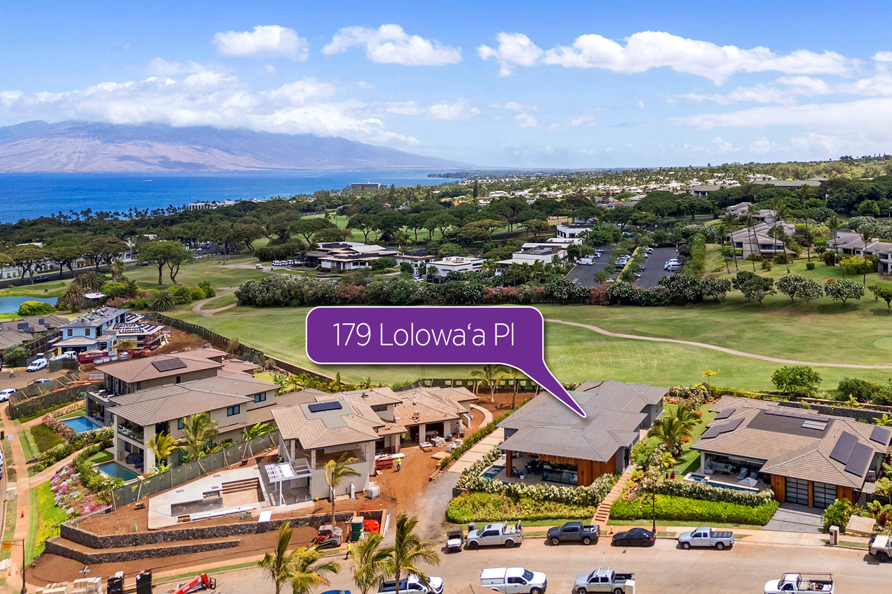 Golf course frontage: